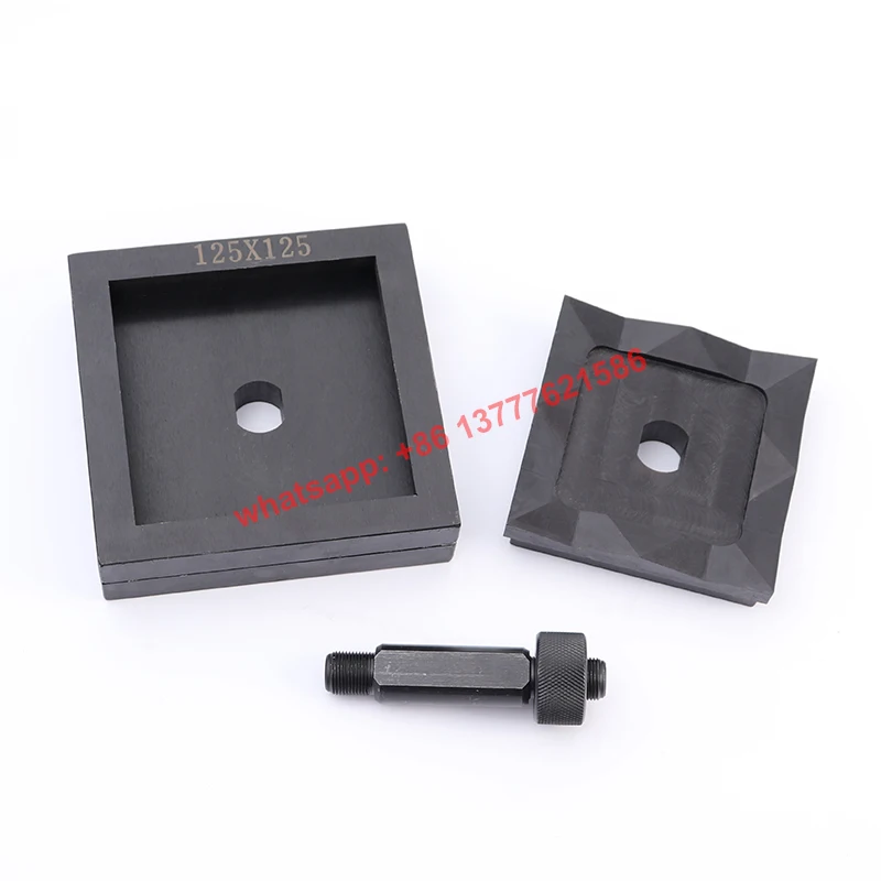 125x125mm Hydraulic Punching Dies Manual Punching Square Die Hydraulic Knockout Punching Die for SYK-15/SYK-8A/8B