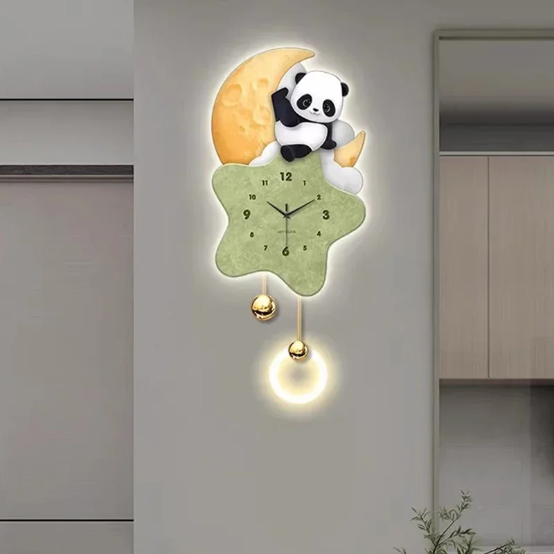 Silent Mural Wall Clocks Led Interior Large Silent Luxury Restaurant Wall Watch Nordic Minimalist Digital Reloj Home Decoration