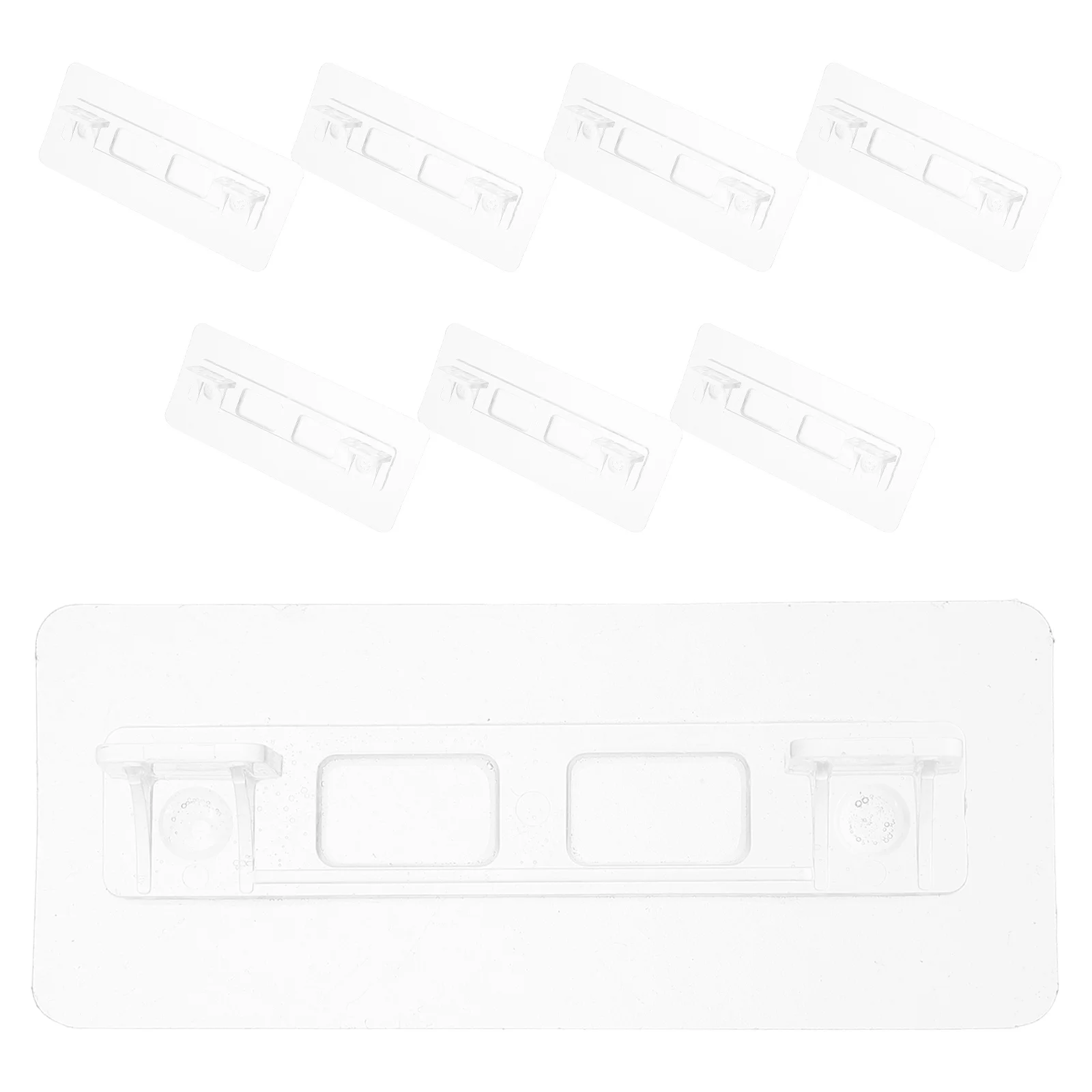 Cuscinetti adesivi antiscivolo per stabilizzatore per box da 8 pezzi per supporto base per box per bambini Fissatore stabilizzatore in plastica per uso domestico