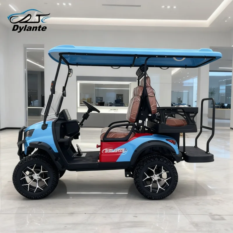 2026 Customized 4X4 Drive Electric Or Fuel 4-Seater Electric Golf Cart Extra Long Range Comfortable Seats New Product Launch