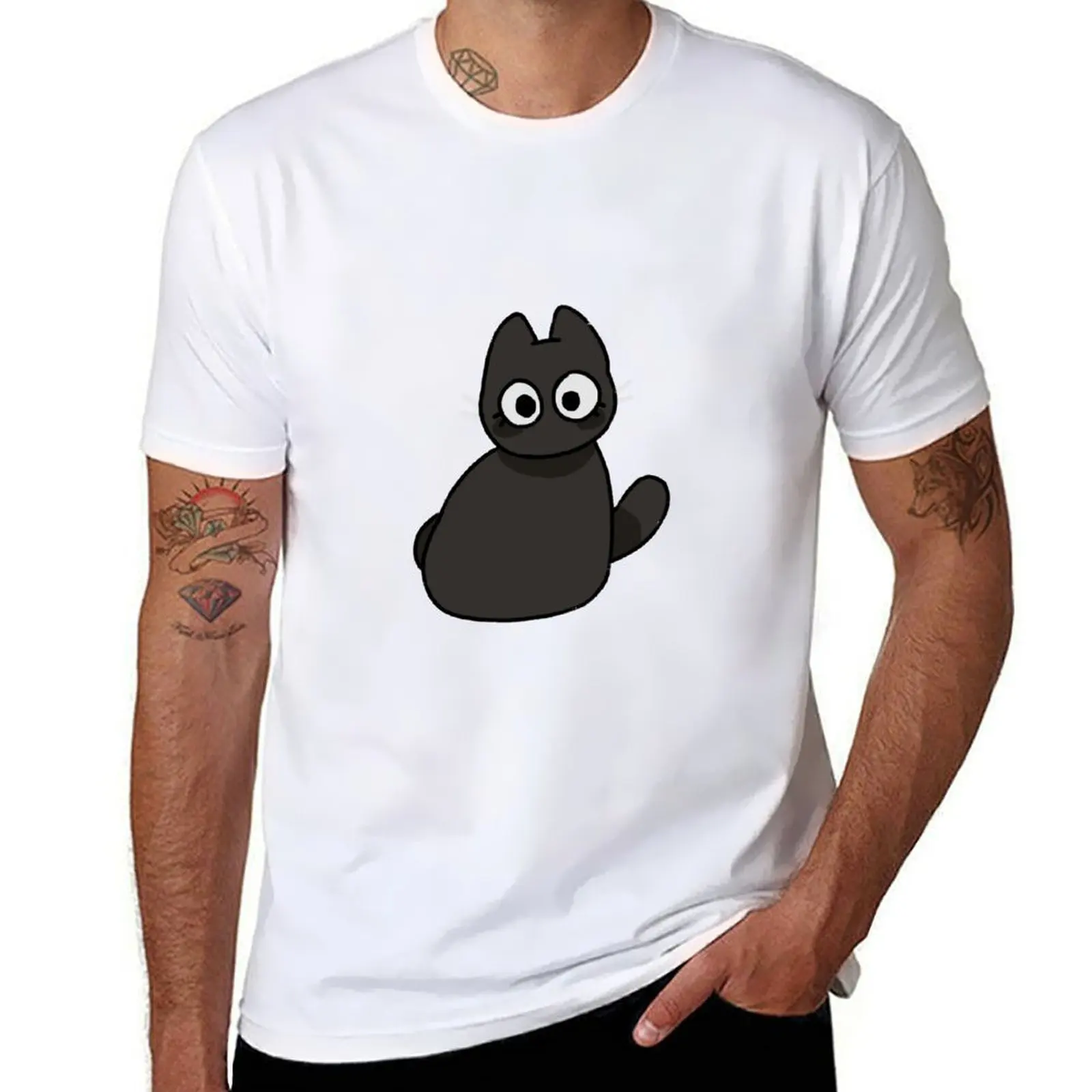 

Pancake the cat T-Shirt man t shirt summer man t shirt cotton T-Shirt