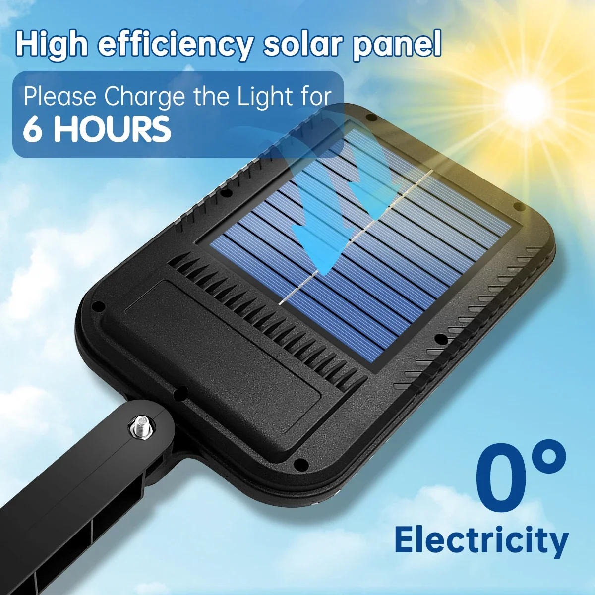 Nice Solar Street Lights Outdoor Waterproof Solar Lamp With Remote Control 3 Working Modes IP65 Waterproof For Garden Wall Yard