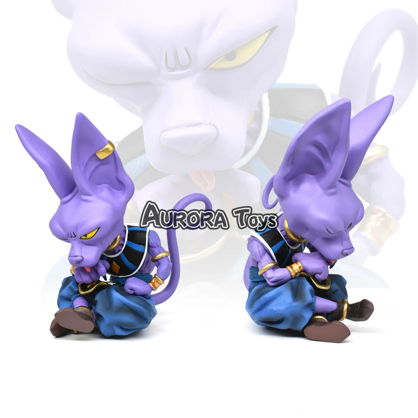 12.5cm/4.93in  Anime Dragon Ball Z Beerus Figure Beerus Figurine PVC Action Figures Collection Model Toys Gifts