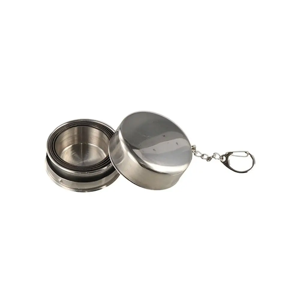 

Multifunctional Stainless Steel Folding Cup Portable 3 Size Water Drinking Cup Stackable Durable Outdoor Telescopic Cup Travel
