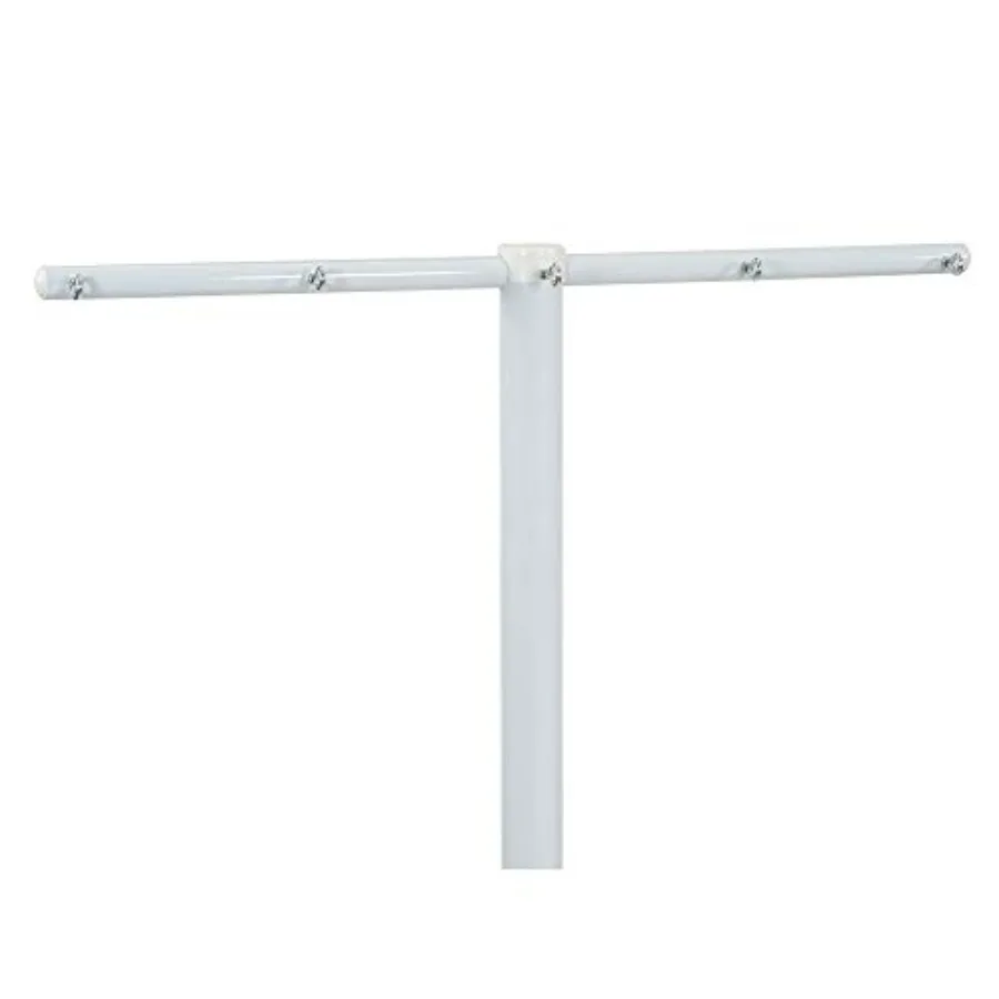 

Mega Outdoor Clothesline Single T-Post White