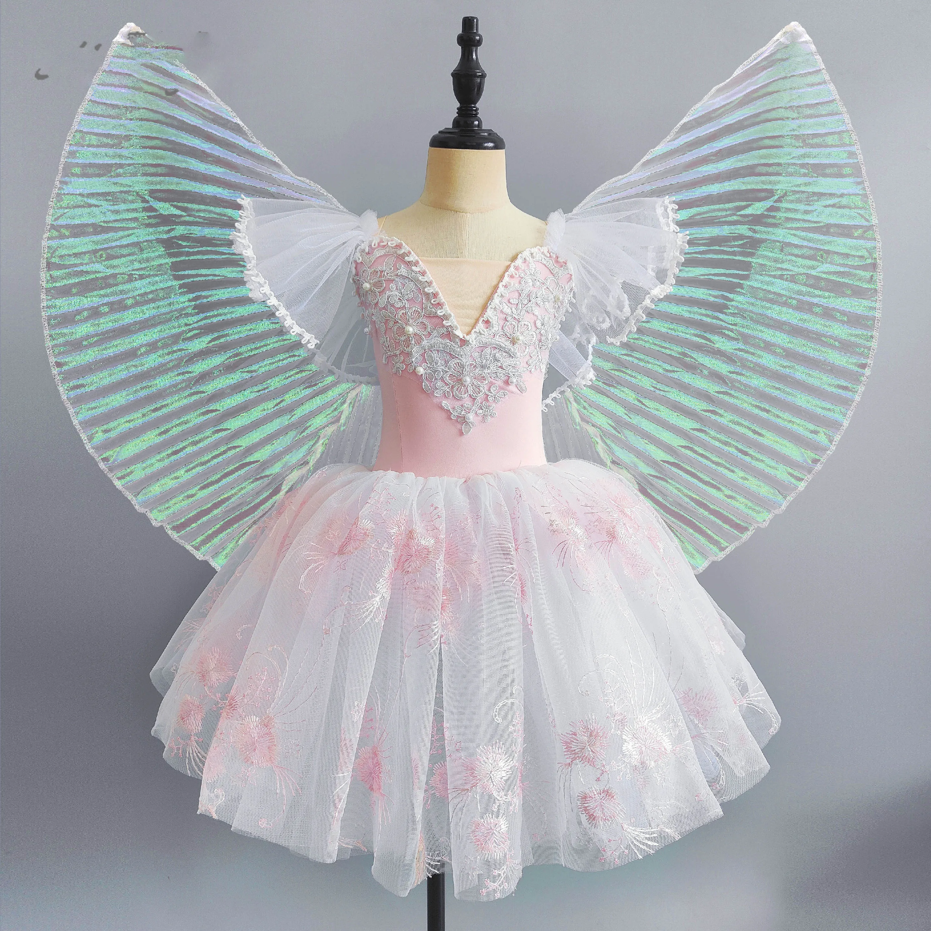 Vestido de Ballet con tutú romántico, vestido largo de bailarina para niñas y mujeres, tutú de Ballet de actuación, trajes de baile de cisne contemporáneos para niñas