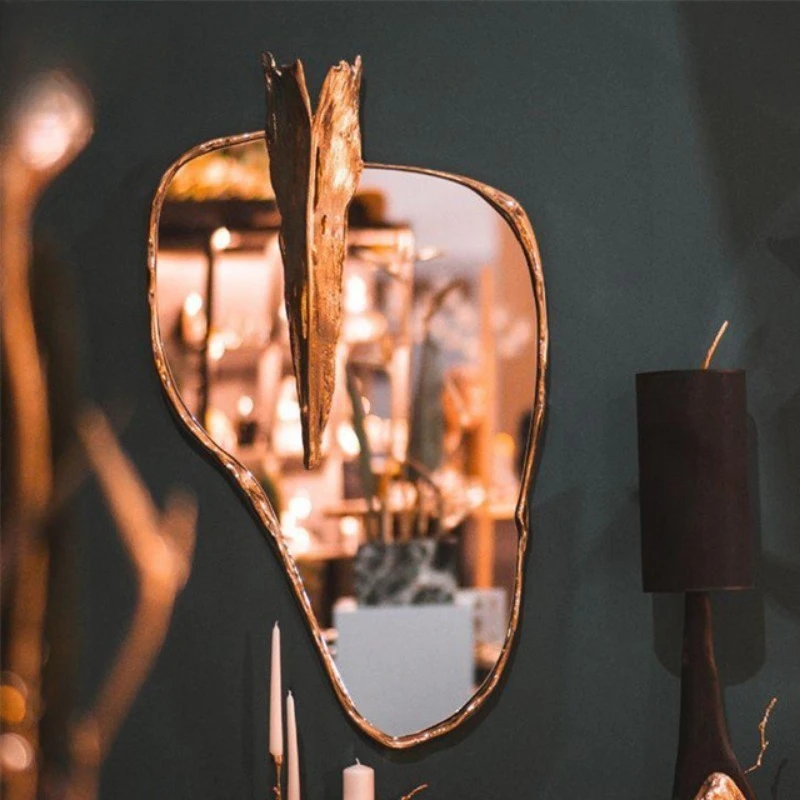 High-end exquisite wall-mounted mirror