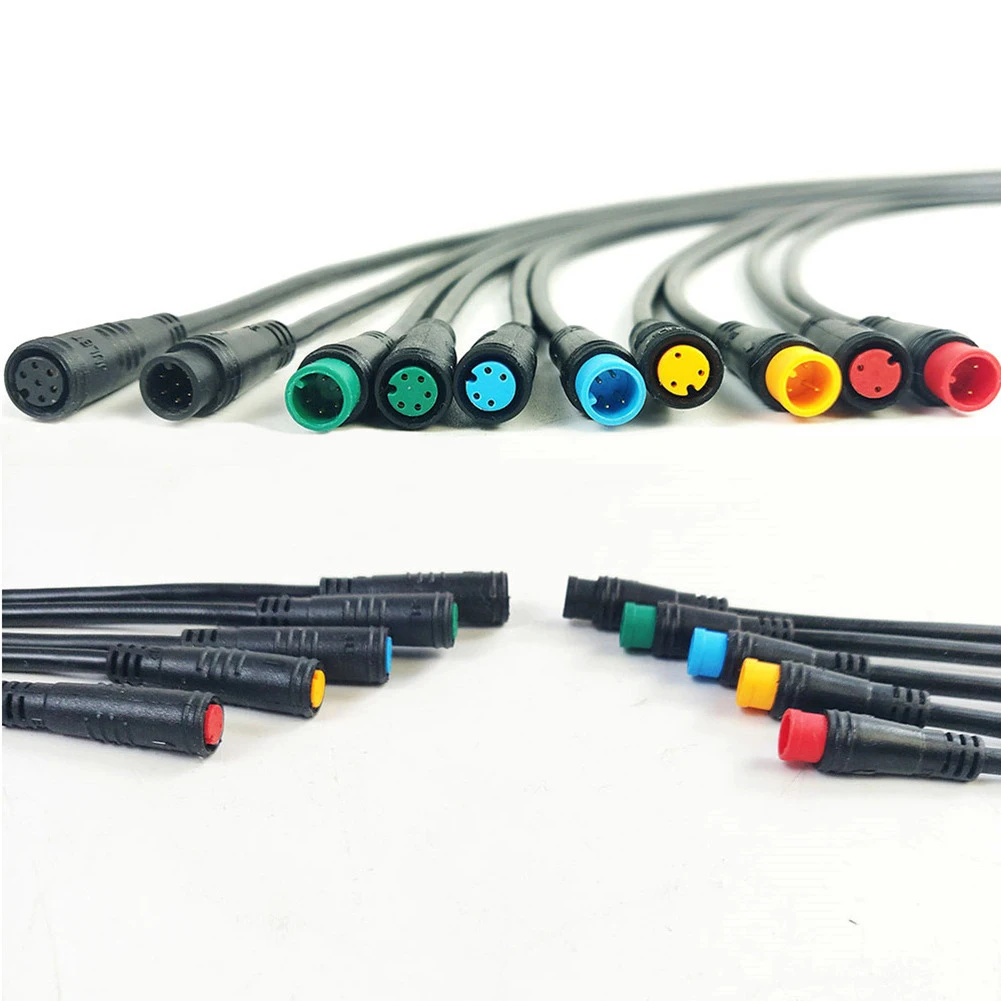 Ebike Display Connector 2/3/4/5/6 Pin Cable For Bafang Female/male Waterproof Connector Signal Line Electric Bicycle Tool Parts