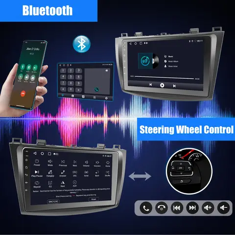 10 best selling car radio android mazda 3 - №10