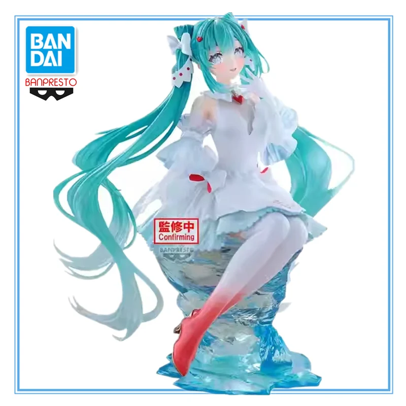 在庫ありオリジナルバンダイバンプレストボーカロイド初音ミクエボルブクリアルックス-pvc-18-センチメートルアニメフィギュアアクションフィギュアモデルおもちゃギフト
