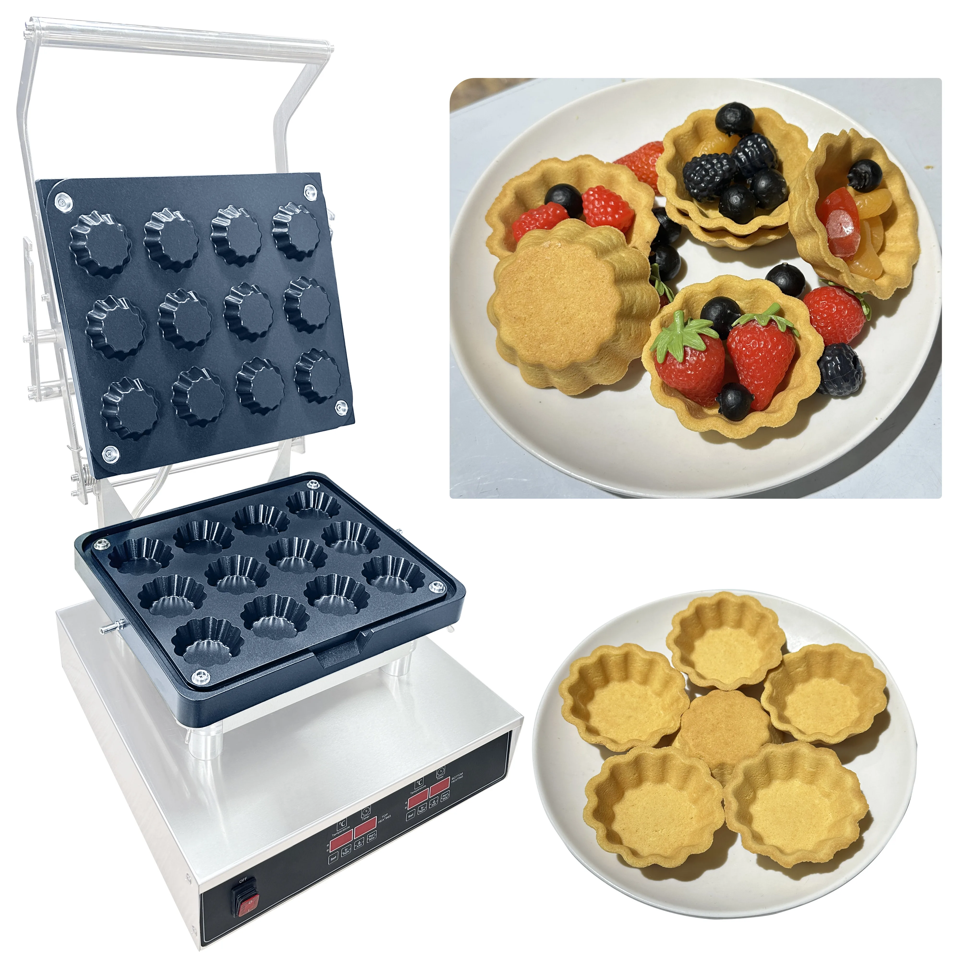 

Commercial Use Tart Shell Press Mold Maker for Small Business Mini Egg Pie Egg Tart Machine with CE