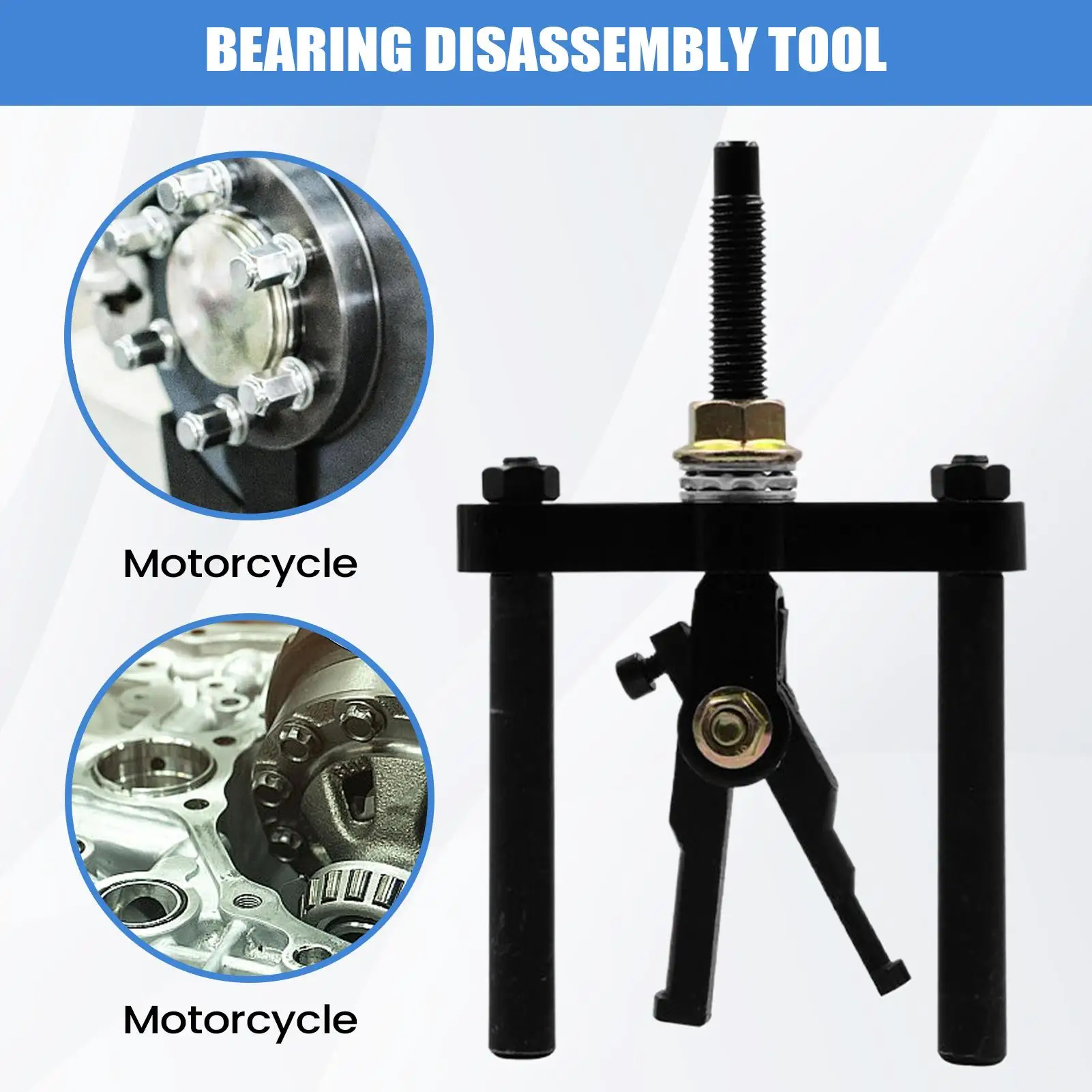 

Съемник подшипников, 3-кулачковый высокопрочный стальной сепаратор, инструмент для разветвления подшипников для шкива, шестерни подшипника, маховика, ремонт автомобиля