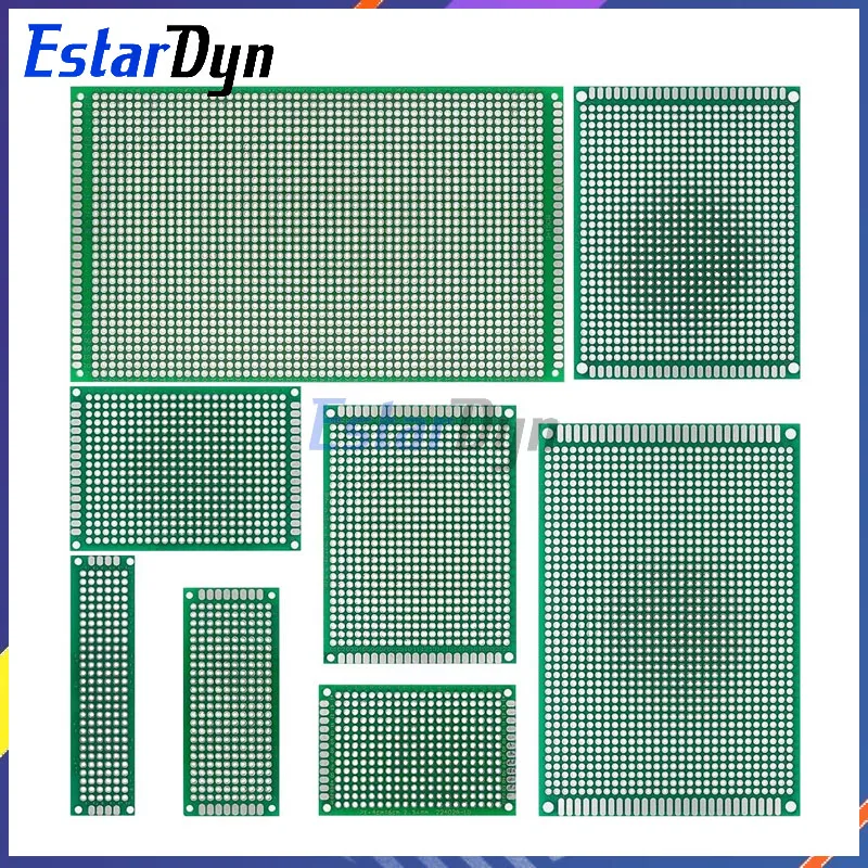 Estardyn 9x15 8x12 7x9 6x8 5x7 4x6 3x7 2x8 cm Double Side Prototype Diy Universal Printed Circuit PCB Board Protoboard  Arduino