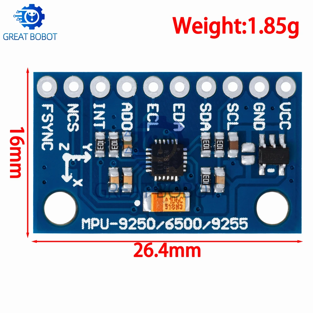 1Pcs GY‑6500 IIC I2C SPI MPU65 - Accelerometer Mpu6050 review and price