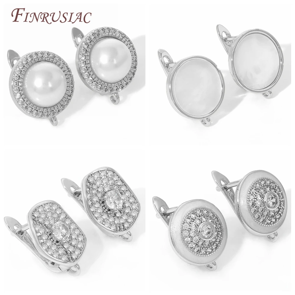 

18K Gold Plated Round Earring Hooks Shvenzy Earwires Earrings Fixtures DIY Women's Earring Making Accessories For Jewelry