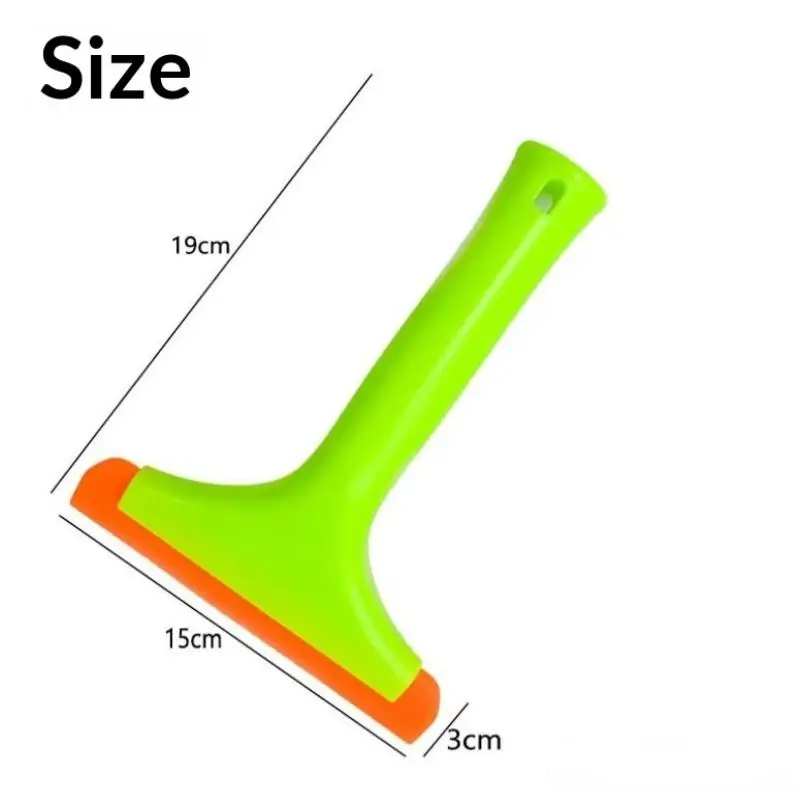 Soft Window Squeegee Scraper For Windshield Glass Mirror Non-Scratch Silicone Squeegee Car Wrap Tools Water Wiper Drying Blade