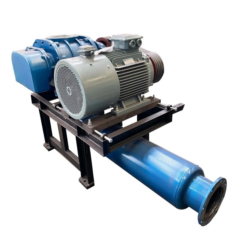 Silobas Industry Shangu MJ Roots Blower Compressor High Pressure Cast Iron Construction Best Quality Aeration 1 Year Warranty