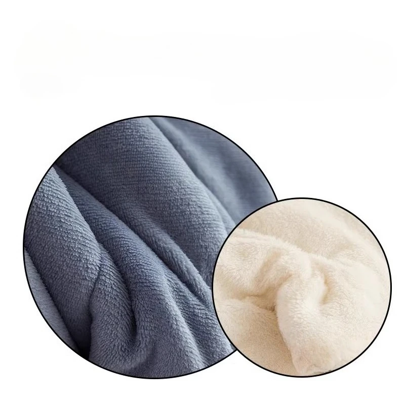 

120X200CM Winter New Milk Fleece Blanket Soft Warm Quilted Sleeping Sofa Throw for Home Use