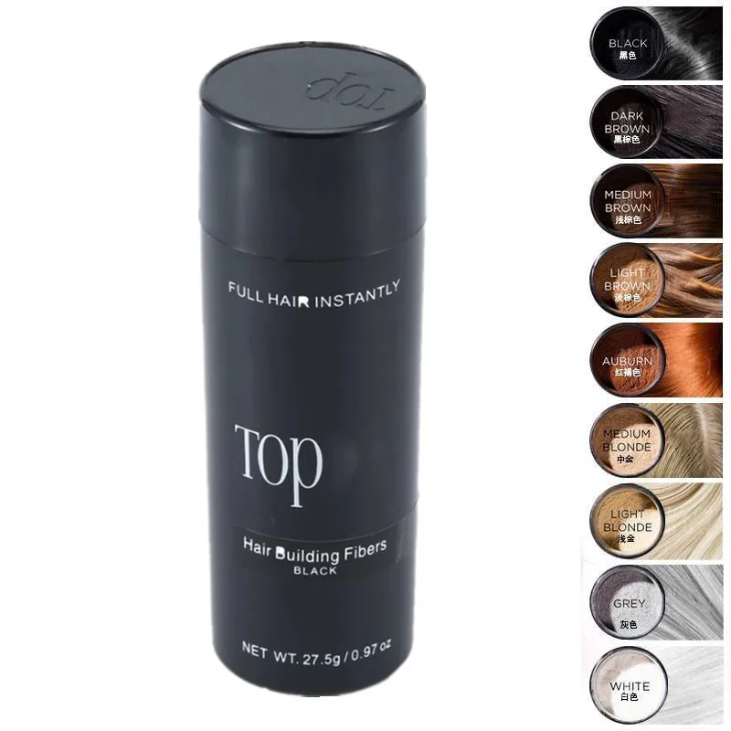 27.5g Hair Fiber For Men Hair Growth Fibers Spray Keratin  Hair Building Fibers Hair LossProducts Instant Wig Regrowth Powders