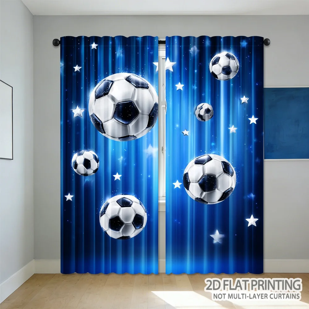 Football pattern design, lightweight and durable, suitable for bedroom, living room, round window and festival decoration