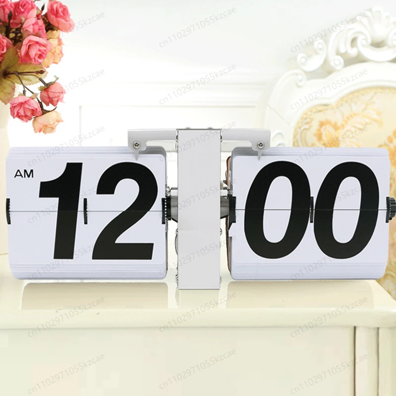 

Настольные часы-флип с басовым звуком, большой креативный настенный декор для гостиной, простой роскошный дизайн