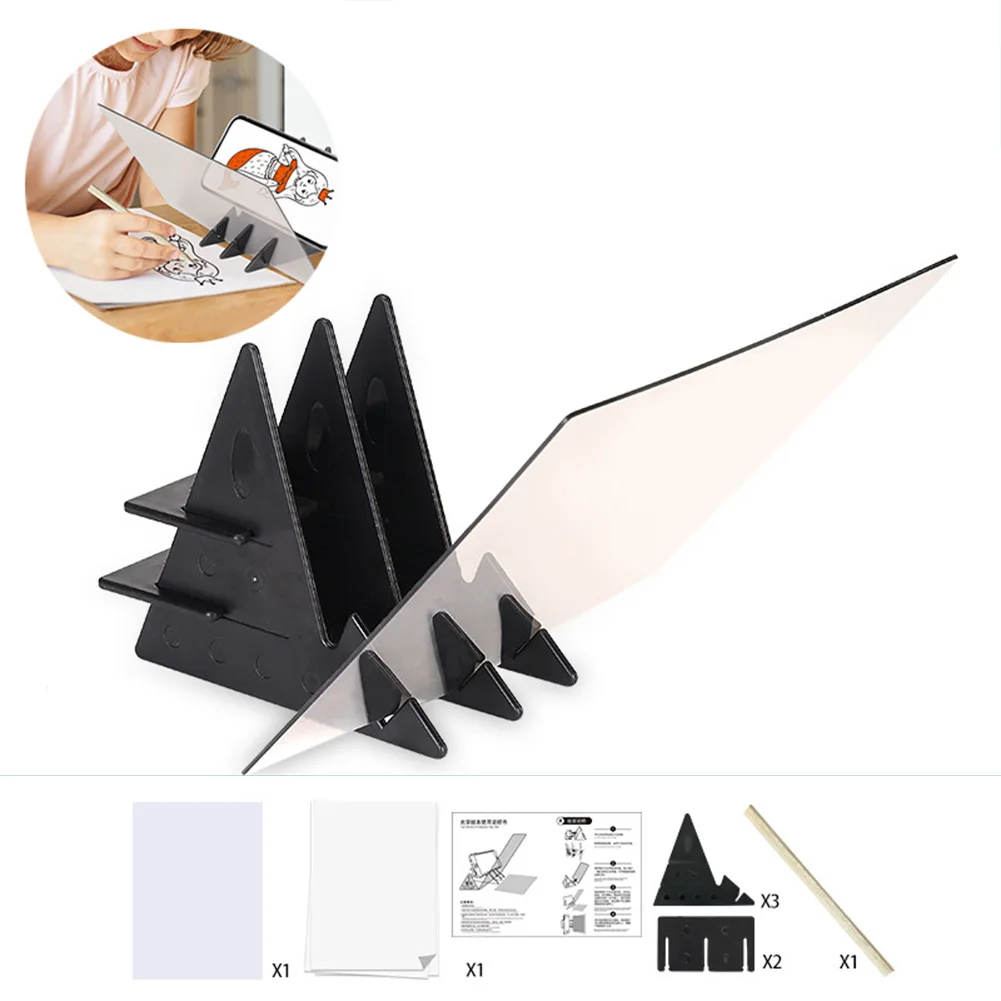 Universal Drawing Projection Copying Drawing Board Painting Learning Tools Table Sketching Optical Drawing Board Holder