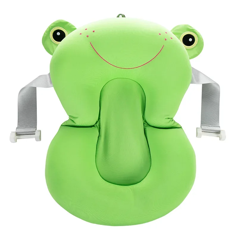 1pc Cartoon Portable Baby Non-Slip Bath Tub NewBorn Air Cushion Bed Chair Shelf  Shower Cute Animal    Pad