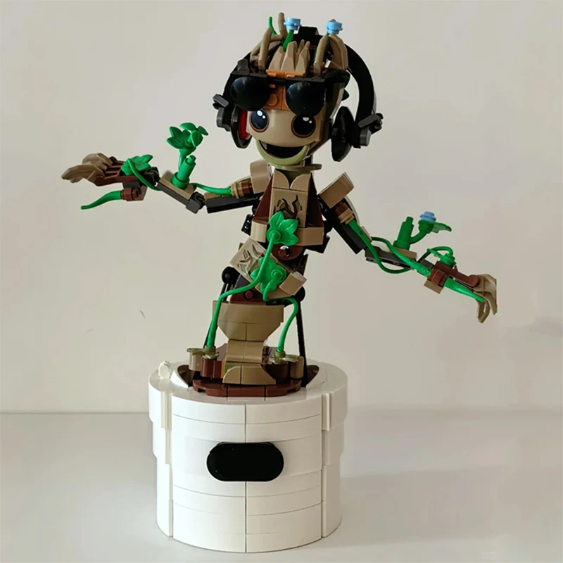 

459PCS Movie Dancing Groot Building Blocks Animated Toy Figure Model HERO Robot Action Assembly Brick Toy Gift For Kid Boy Adult