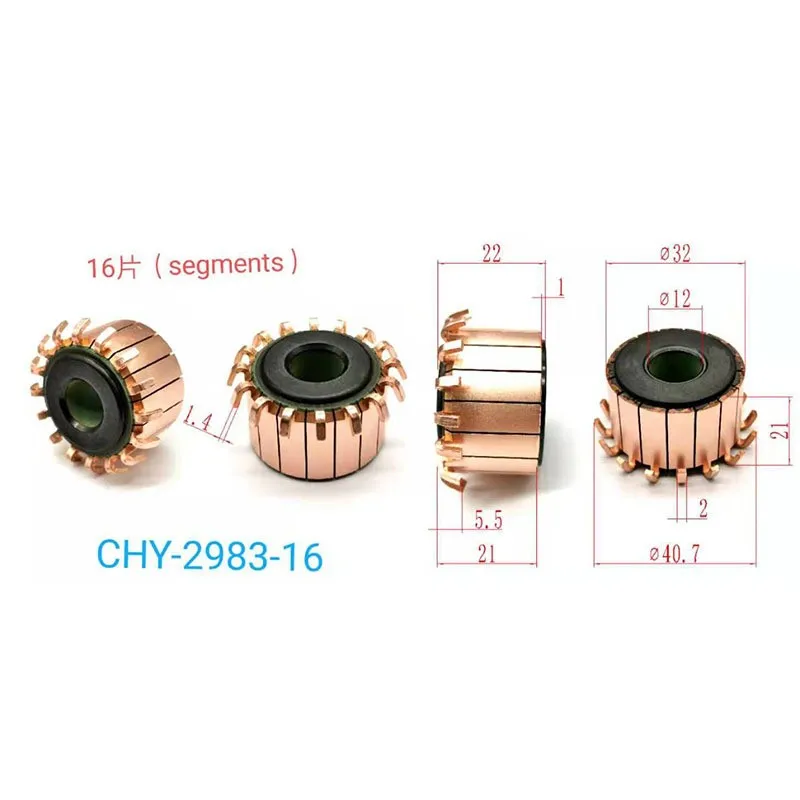 32*12*21*16P Rectifier Reverser Copper Head Chy-2983-16