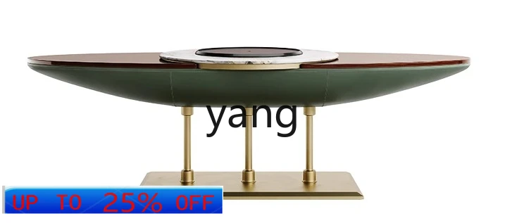 

LMM Italian light luxury meeting tea table desk integrated dual-purpose modern simple household tea table