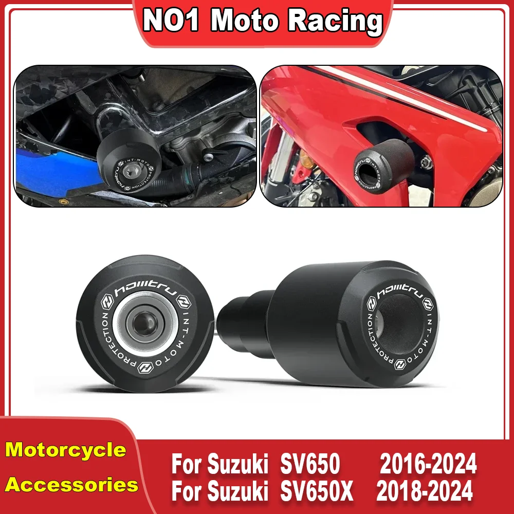 

Ползунки рамы мотоцикла, защита от столкновений для Suzuki SV650 2016-2024/SV650X 2018-2024
