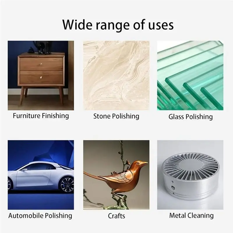 Polishing And Sanding Stainless Steel Wool 10Pcs For Furniture Automobile Stone Crafts Glass Metal-Wool Length Flexibility-0