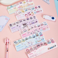 6/36pcs Sanrio Kuromi Melody Hangyodon Memo Pad Sticky Note Cute N Times Stationery Label Notepad Bookmark Post School Supplies