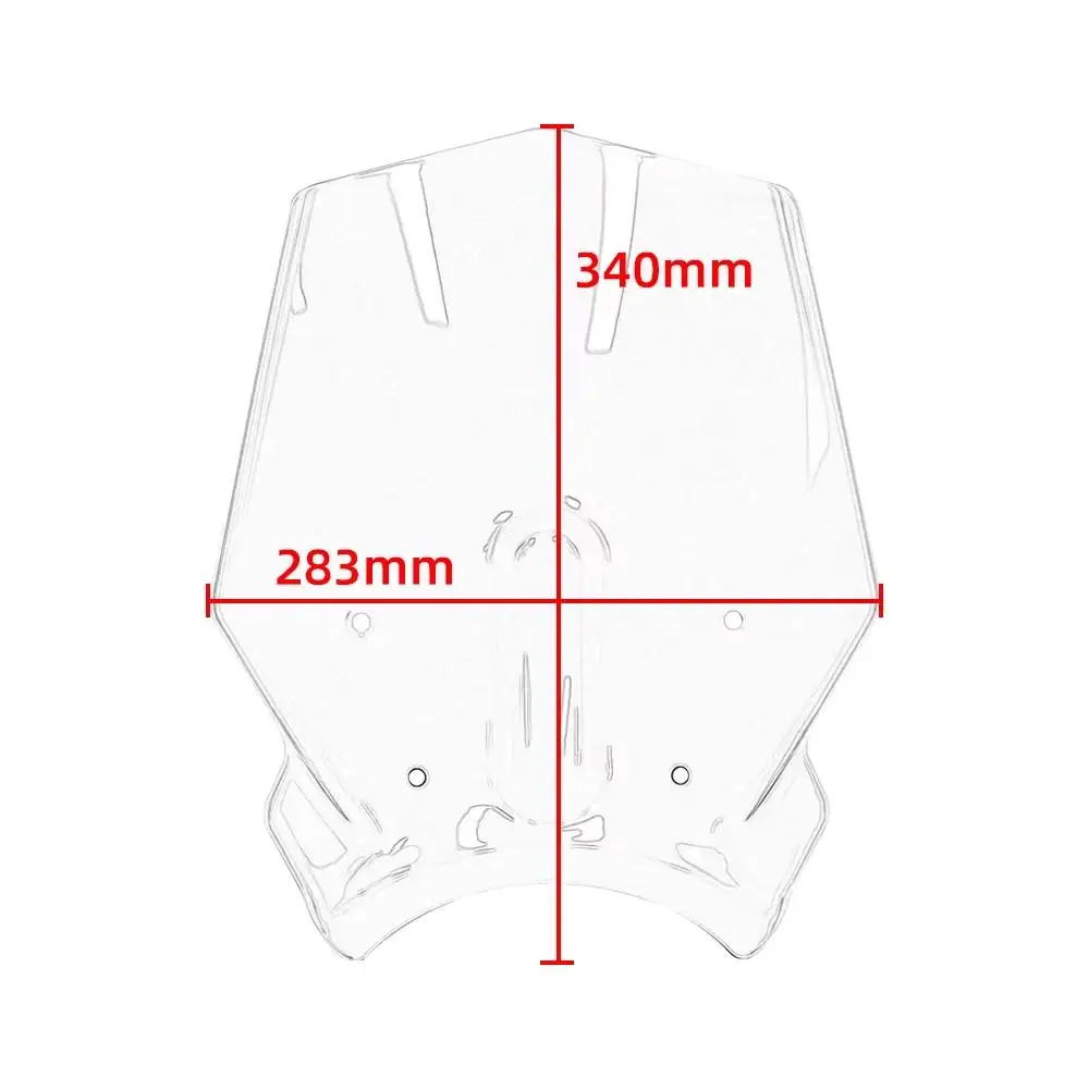 For Suitable for Honda CB650R 2024-2025 models heightened front windshield fairing and instrument panel cover accessories