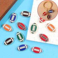 3/9/18pcs Multicolored Oval Rugby Beads, DIY Bracelets, Thanksgiving, Mother's Day, Valentine's Day Gift Decoration Accessories