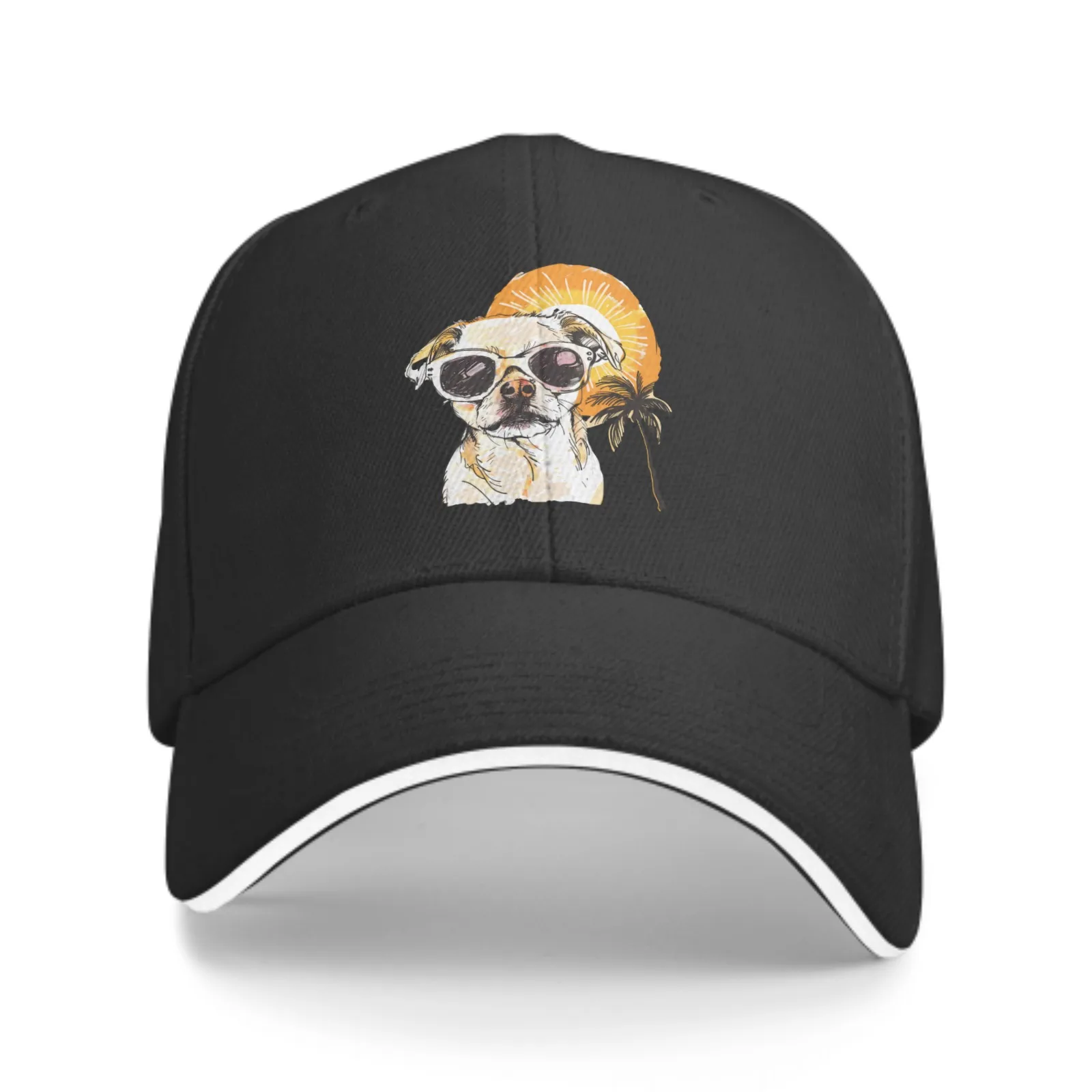 Holiday Dog Unisex Baseball Cap Fashion Trucker Hat Adjustable Casquette for Women Men Four Seasons Daily Outdoor Sports