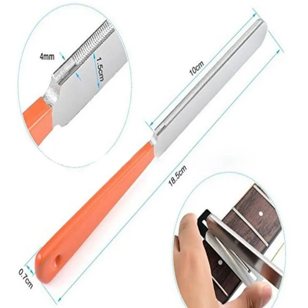 Arc Grinding Guitar Repair Tool Finger Plate Kit Guitar Fret Wire Fingerboard Protection Gasket Sanding Stone Protector