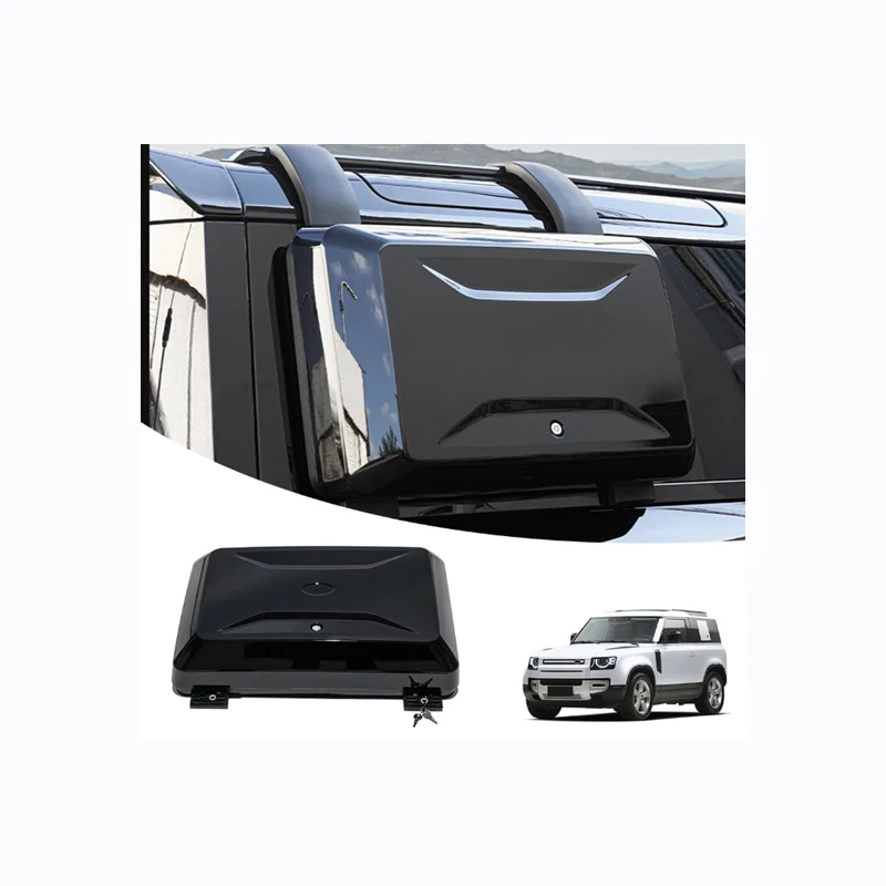 

High Quality ABS Dry Tool Box Side Bag Hot Selling Auto Parts for Land Rover Defender 110 90 L663 Useful Car Roof Boxes