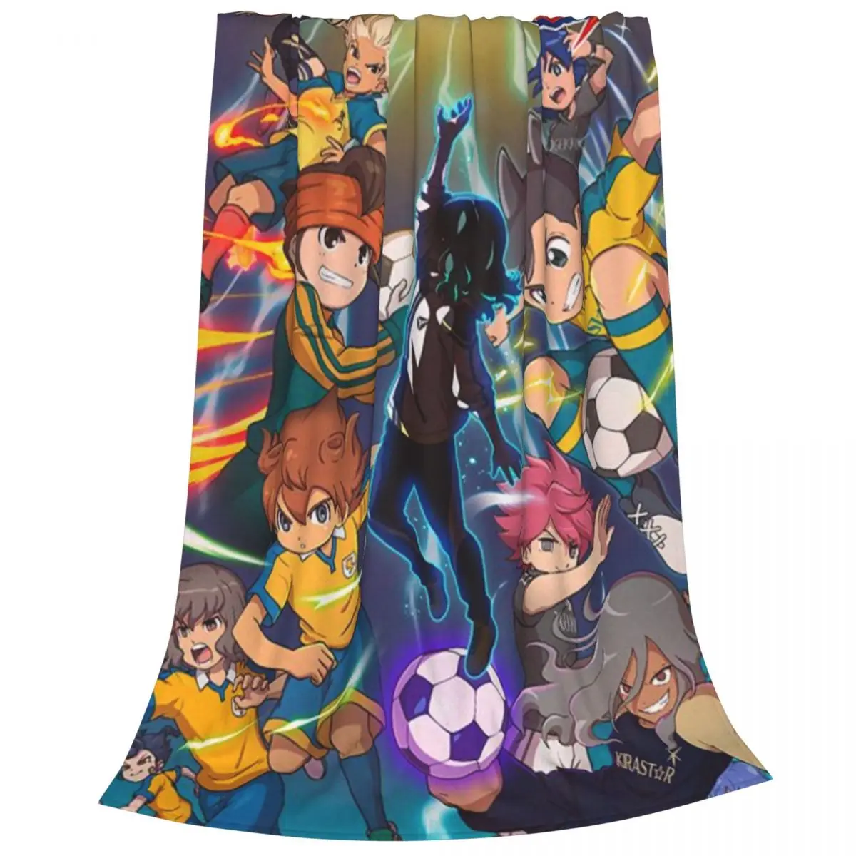 Hot Game Inazuma Eleven Blanket Flange Textile Decor Portable Super Soft Throw Blankets for Home Office Plush Thin Quilt