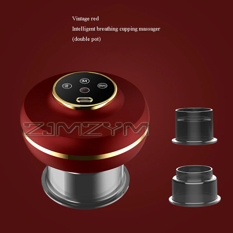 Guasha alat pijat bekam vakum elektrik, alat terapi bekam kerokan selulit pijat pelangsing untuk rumah