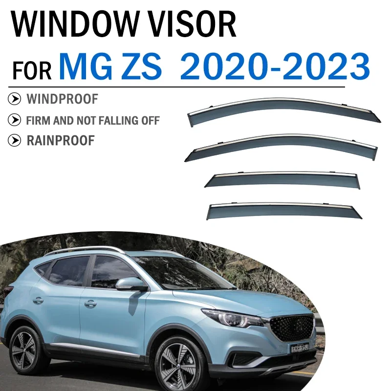 

Для MG ZS 2020 2021 2022 2023 автомобильный оконный дефлектор козырьки Защита от солнца и дождя крышка Щит Awnign отделка автомобильные аксессуары