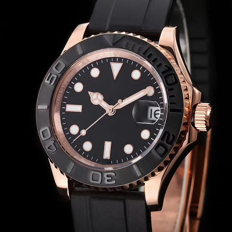 2025 Nuovo orologio da uomo di lusso con lunetta in ceramica, movimento meccanico automatico multifunzione, orologio da polso di alta qualità alla moda Hip Hop