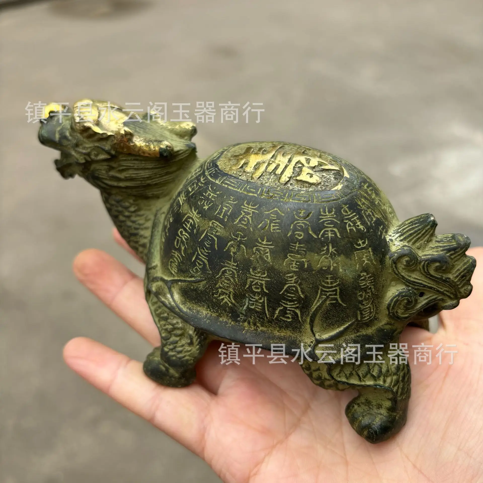 

Animal Sculpture Longevity Turtle Bronze Dragon Longevity Turtle Entrance Balcony Living Room Home Furnishings Crafts