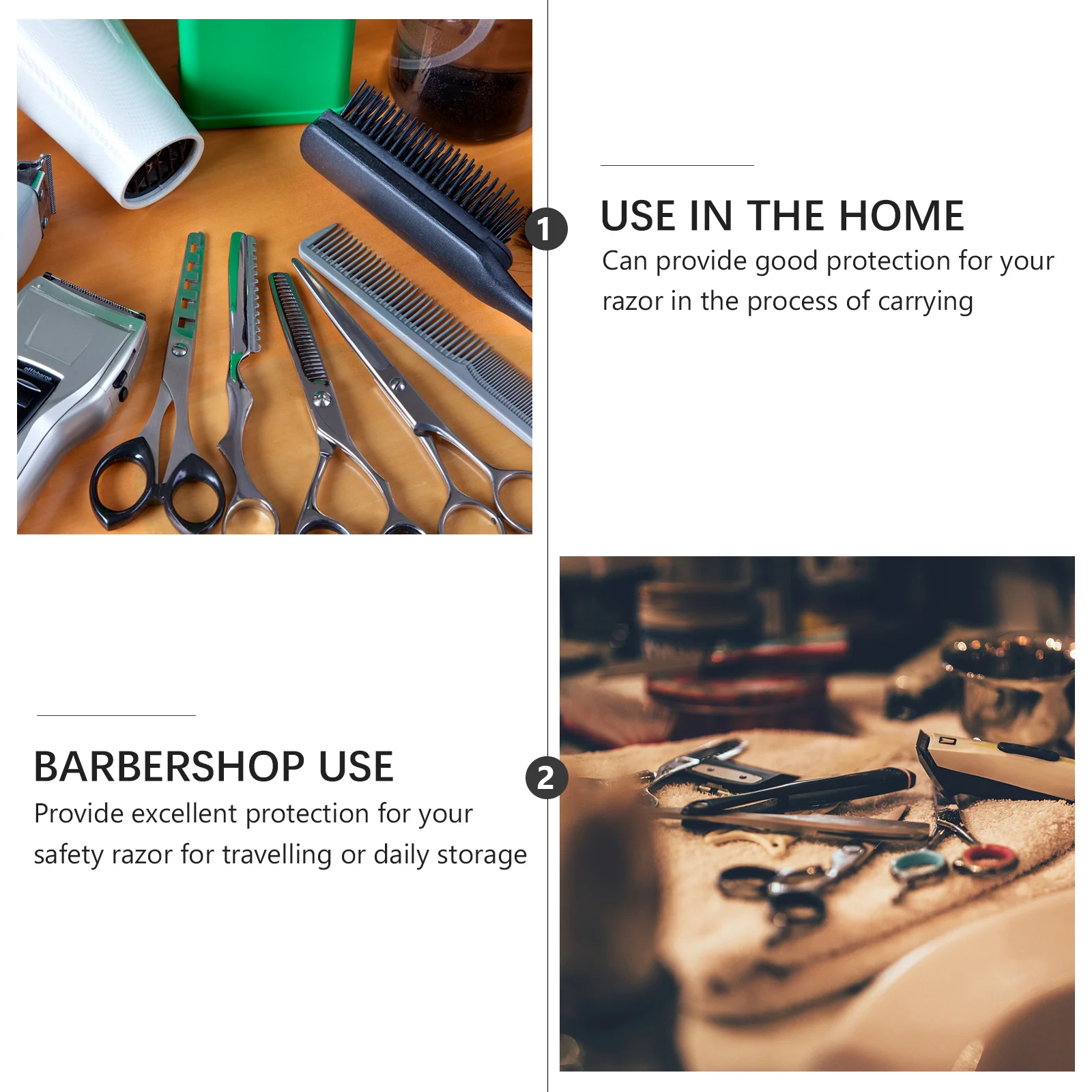 

Electric Razor Case Eva Shockproof Travel Shaver Bag Razor Storage Container For Beard Trimmer Organizer Portable Shaver Case