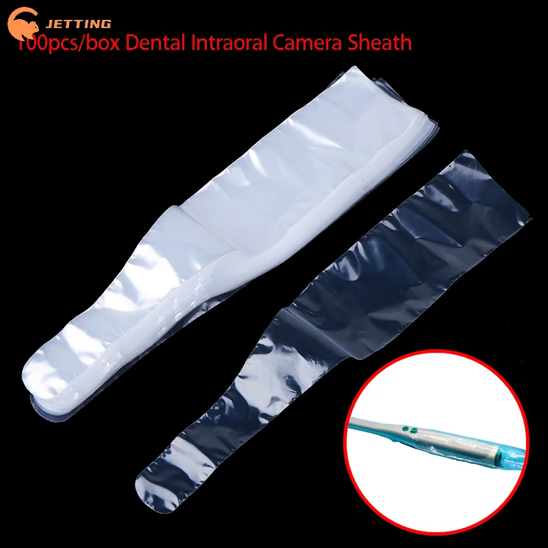 100Pcs Dental Ultrasonic Scaler Sleeve Bag Disposable Handle Protective Cover Sleeve Dental Product Dentist Material Dust cover