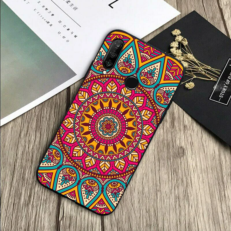 ماندالا زهرة الطوطم لهواوي نوفا 5T 9 10 SE 7i 8i 11i 12i Y73 Y90 Y70 Y72 Y61 Y91 P60 Pro P40 P30 لايت #4