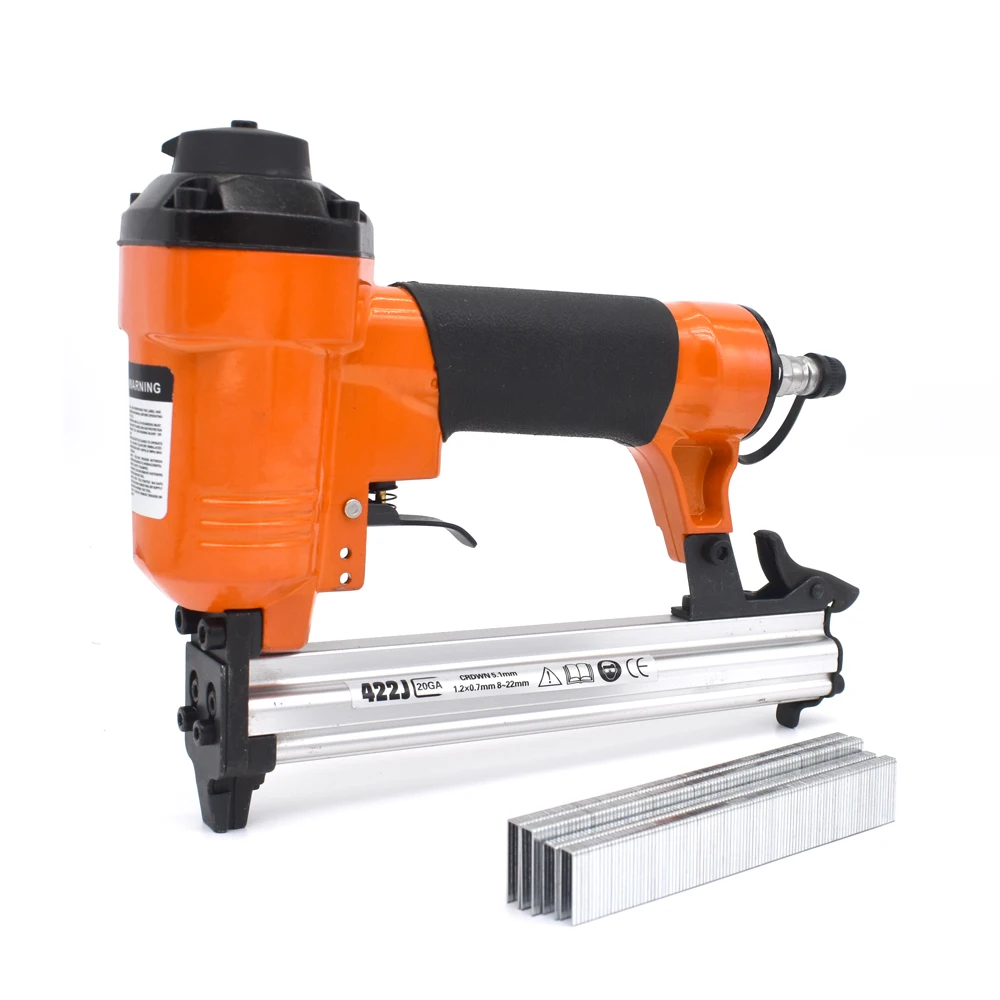 20GA Pneumatic U Stapler Framing Tacker 422J Air Staple Gun For Woodworking