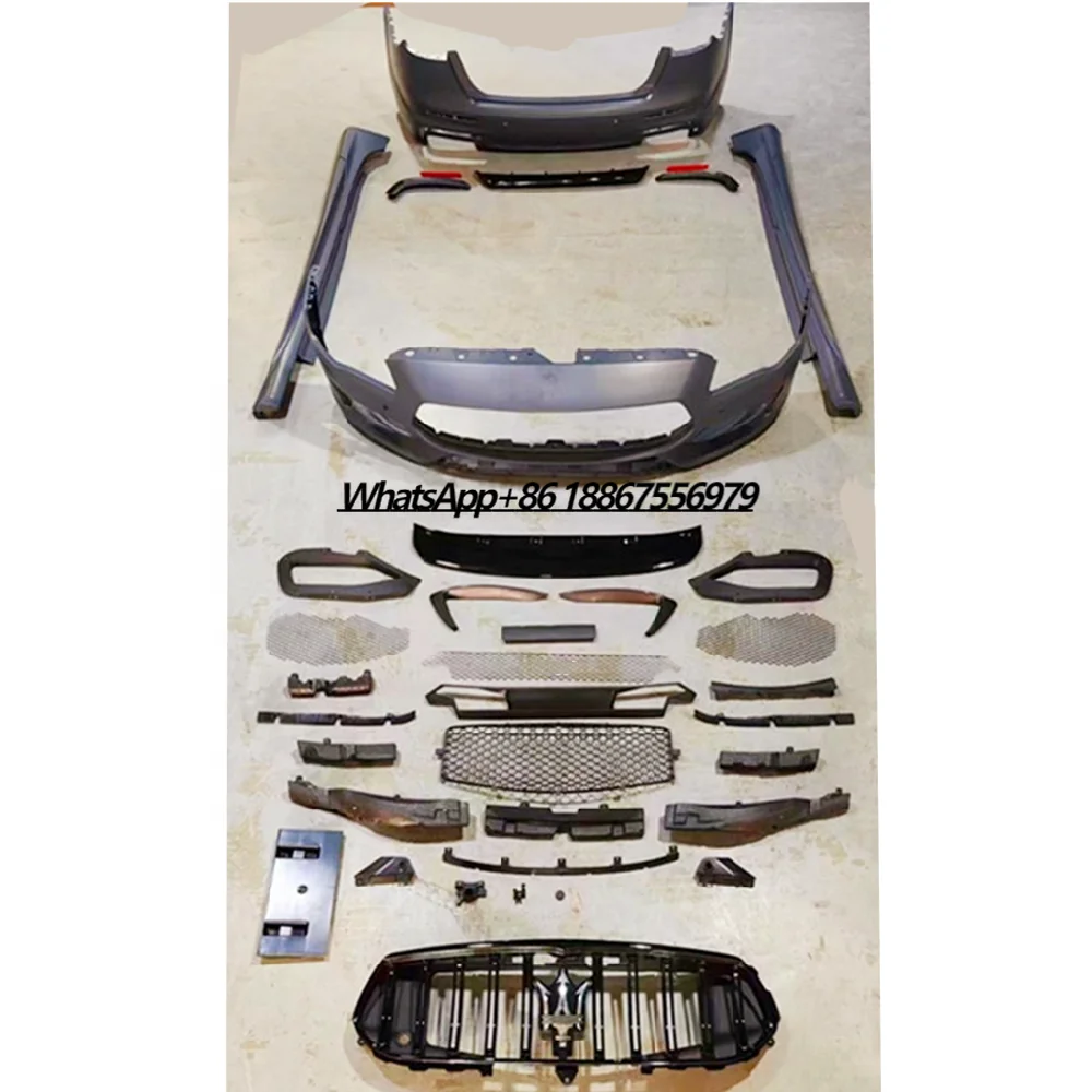 Factory Price Body Kit  for Maserati President Body Kit FD Front Bumper Rear Bumper Side Skirt Spoiler 2013-2021