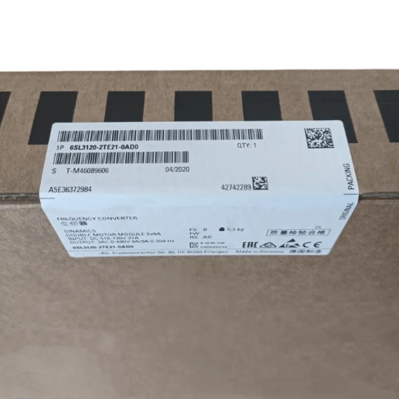 

Original NEW 6SL3120-1TE24/2TE/28/25/21-8AD0/8AC0/5AC0/5AA3/0AA1