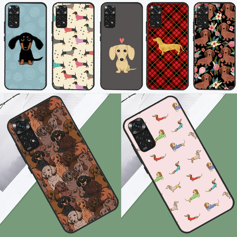 Juste chien teckel pour Xiaomi, coque pour Redmi Note 12 Pro Plus 8 9 10 11 Pro 8T 9S 10S 11S 12S 9C 10A 10C 12C